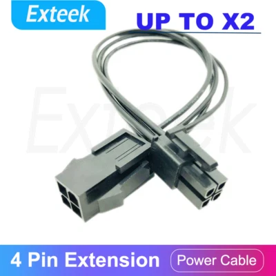 4 Pin CPU Power Extension Cord Cable 4Pin P4 ATX Power Male to Female Connector - image 1 of 4