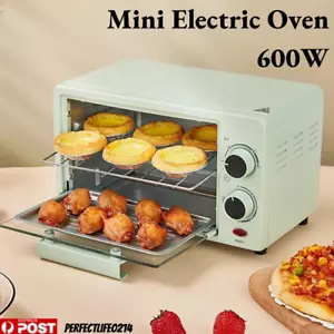 MINI Electric Oven Grill Toaster Bake Compact Oven Timer Breakfast Maker AU】 - Picture 1 of 14