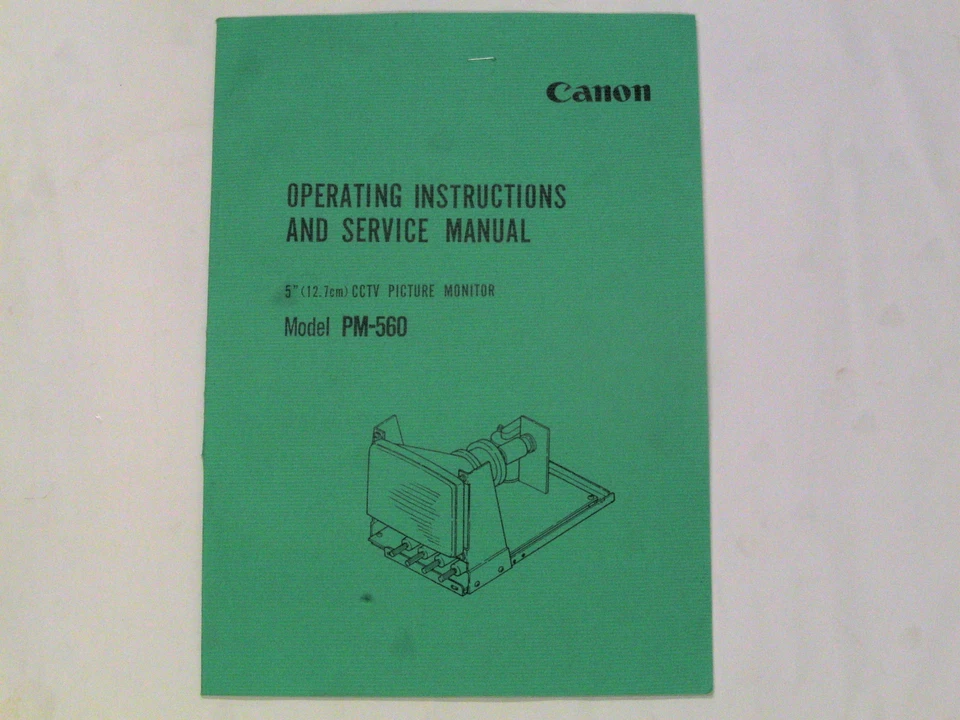 Monitor de imagen CCTV Canon modelo PM-560 5" Foto 1 de 4