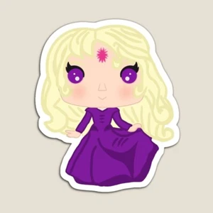 Lady Amalthea The Last Unicorn 1982 Vinyl Sticker 3X3.6" Matte Handmade Durable - Picture 1 of 2