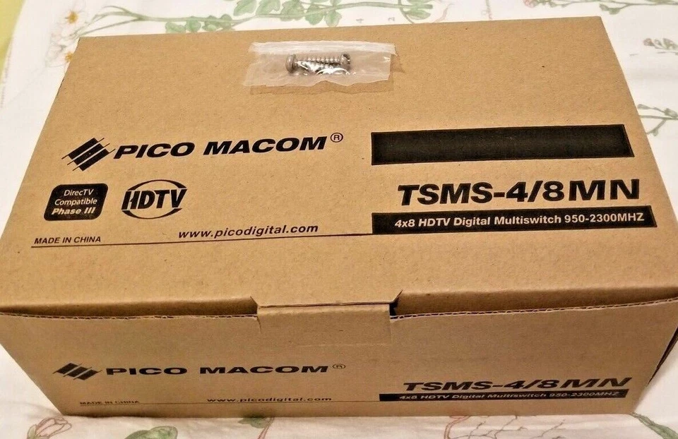 Nuevo 4x8 HDTV Pico Macom Quad Multiswitch Shaw Direct Star Choice TSMS-4/8MN Foto 1 de 1