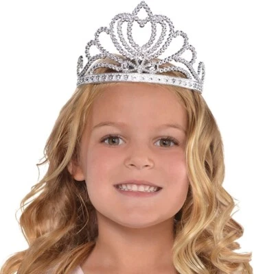 Tiara princesa plateada - talla única para la mayoría de los niños Foto 1 de 4