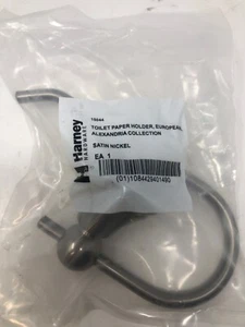 Harney Hardware Alexandria European Toilet Paper Holder Satin Nickel 15044 - Picture 1 of 2