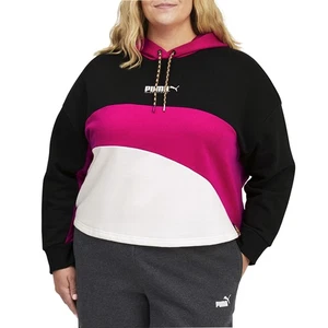 PUMA City Light Pullover Hoodie Womens Black Casual Outerwear 534129-01 - Picture 1 of 4