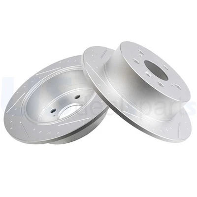 Rotores de freno de disco traseros ranurados aptos para Lexus ES350 2007-2011 Toyota Camry Foto 1 de 4