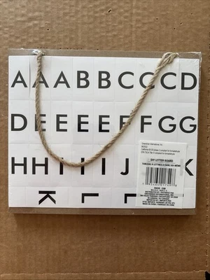 DIY Letterboard Sign - Light Brown Wood - Image 1 of 2