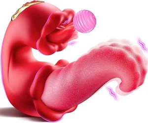 Sex Toys Clit Sucker G-spot Dildo Thrusting Vibrator Oral Sucking for Women - Picture 1 of 8