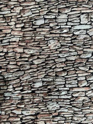 MODA Modascapes Stones Stacked Fabric  Landscape Cotton Fabric - 2 Yards - Image 1 of 2