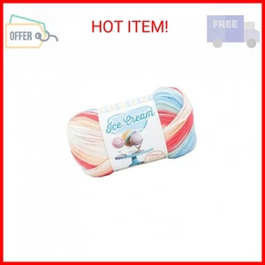 Lion Brand Yarn Ice Cream Yarn, 1 Pack, Twinberry Cheesecake - Picture 1 of 2