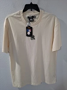 New York Yankees T-Shirt Herren L Large Eggshell Baumwolle Rundhals Pro Standard - Bild 1 von 13