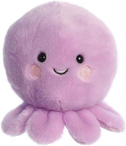 Aurora Palm Pals Oliver Octopus 5 Inch Plush Soft Toy Eco-friendly - Picture 1 of 7