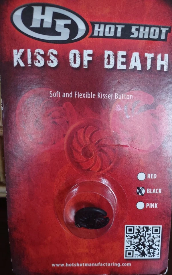 Hot Shot Kiss Of Death Soft And Flexible Kisser Button Black-Brand New-SHIP 24 H - Image 1 of 3