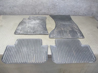 13-16 AUDI S4 B8 JUEGO DE 4 ALFOMBRILLAS DELANTERAS Y TRASERAS GOMA NEGRAS OEM Foto 1 de 4