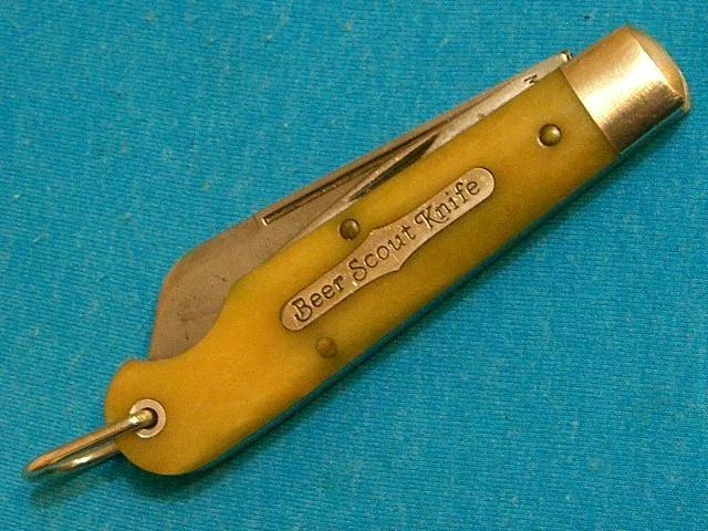 CUCHILLO JACK GREAT EAST GEC TIDIOUTE CUTLERY EE. UU. 153215 BEER SCOUT APERTURA FÁCIL Foto 1 de 4