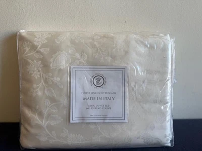 Комплект из 3 пододеяльников Tessitura Toscana Telerie Firenze KING 600 TC сатин жаккард - Изображение 1 из 4