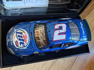 RCCA 1/24 2007 Kurt Busch #2 Miller Lite Dodge Charger Elite #0266 - Autographed - Image 1 of 4