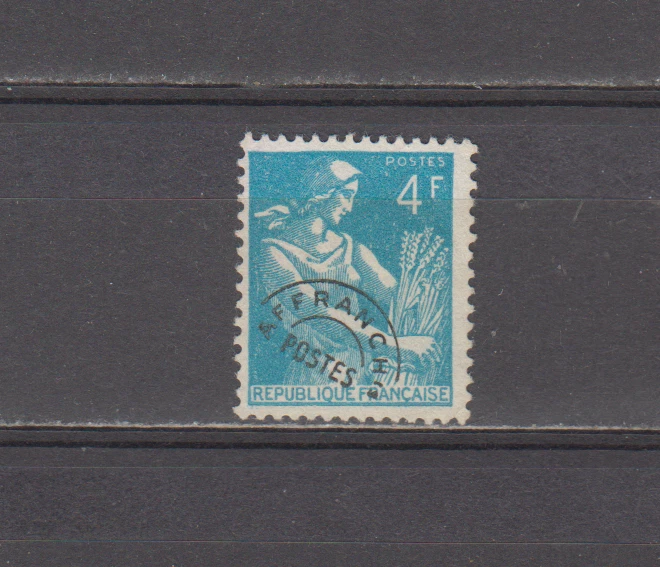 FRANCE :  1954 - USED  - SCOTT # 707  PRECANCEL - Image 1 of 1