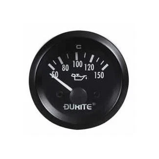 Durite 12v Oil Temperature Gauge With Sender 52mm 0-523-15