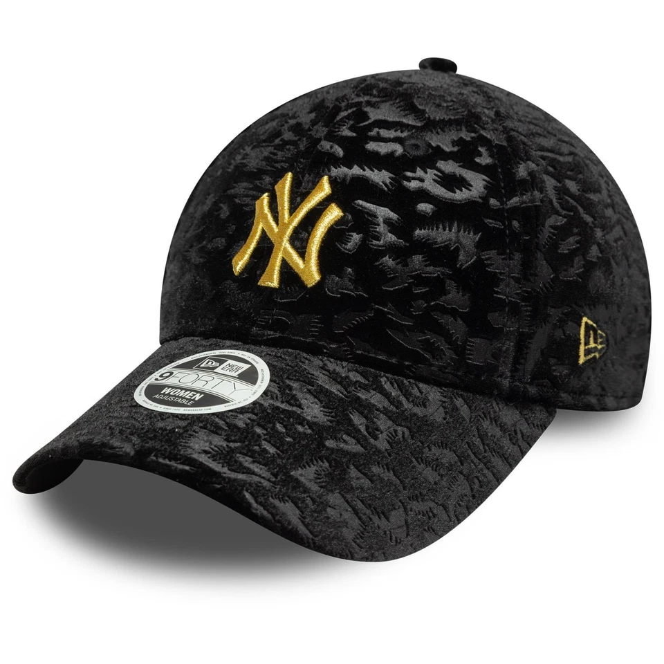 New Era 9Forty Damen Cap - LEOPARD VELOUR New York Yankees