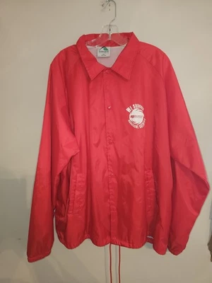 Vintage Hurricane Katrina 2xl Xxl Mens Red Graphic Logo Jacket Windbreaker - Image 1 of 4