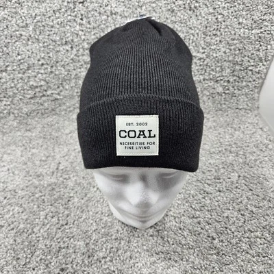 Coal Uniform Mid Length Knit Cuff Beanie Fit Black Unisex  One Size Fits Most - image 1 of 4