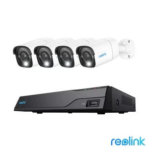 Reolink 12MP UHD NVR PoE AI 8x Kanal / 4x Bullet Kamera Kit mit 2TB HDD - - Bild 1 von 8