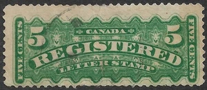 Kanada Briefmarken #F2 5c. Einschreiben sehr schön - Bild 1 von 2