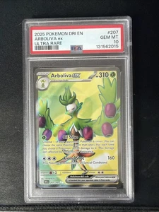 2025 POKEMON DRI EN-DESTINED RIVALS ULTRA RARE #207 ARBOLIVA EX PSA 10 - Picture 1 of 2