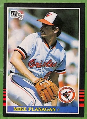 1985 Donruss - Mike Flanagan #88 Baltimore Orioles - Image 1 of 4