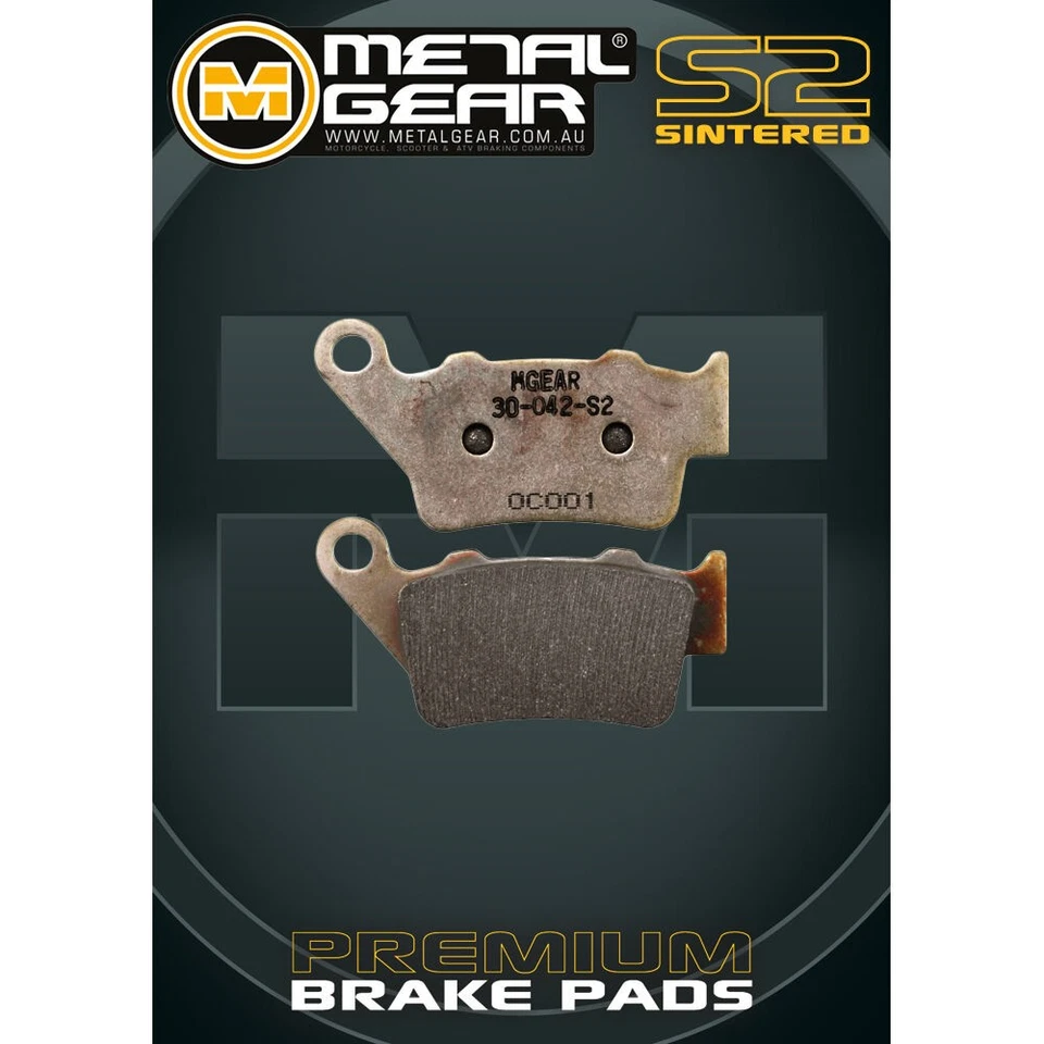 Brake Pads Sintered S2 Rear for HUSABERG FX 470 E 2001 2002 - Image 1 of 1