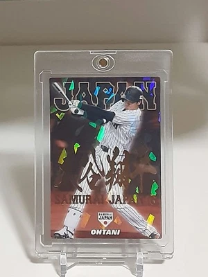 Shohei Otani 2017 Calbee Professional Baseball Gold Name Sj-06 Samurai Japan - Image 1 of 2