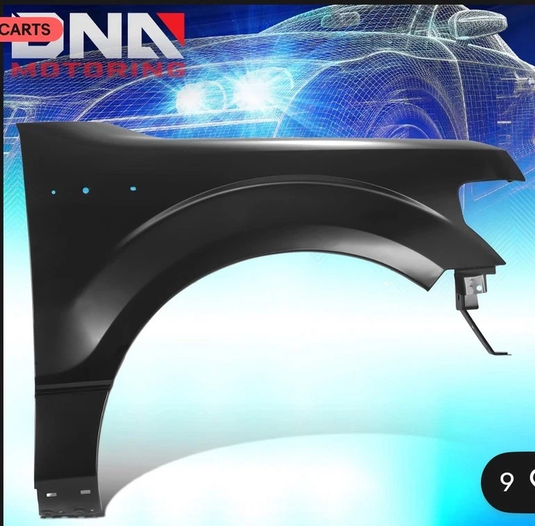 Panel de guardabarros lateral derecho para Ford F-150 2009-2014 pasajero delantero acero imprimado Foto 1 de 1