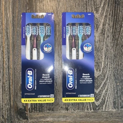 2x Cepillo de dientes manual Oral-B CrossAction Pro-Clean limpieza profunda - 8 cepillos en total Foto 1 de 4