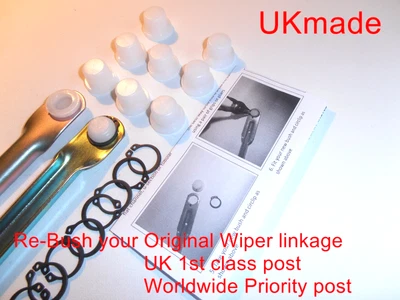 FORD C-MAX Wiper Linkage Plastic Bush WORKSHOP Pk8 fit to original Post24Tracked - Image 1 of 4