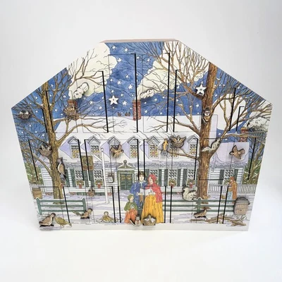 BYERS CHOICE ~ "Williamsburg Christmas" ~ Raleigh Tavern Advent Calendar - Image 1 of 4