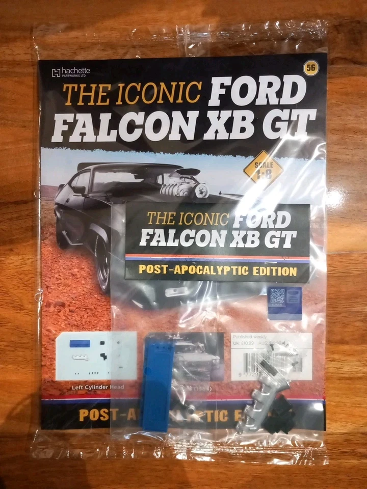 Hachette Partworks, Build Your Own Iconic Ford Falcon XB GT,#56, Scale 1:8, - Image 1 of 1