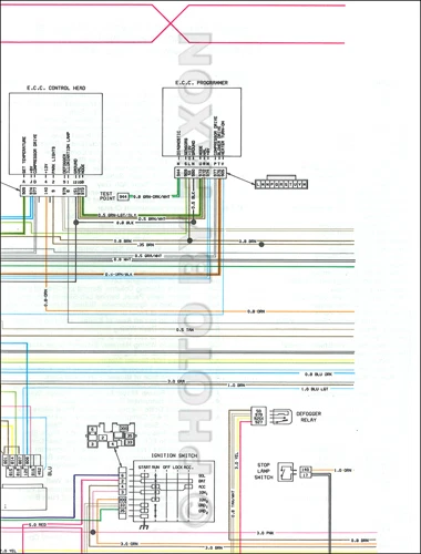 Diagrammi Elettrici Originali A Colori Pieghevoli Per Cadillac Eldorado 1979 OEM - Immagine 1 di 1