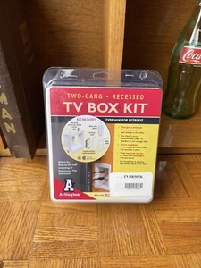 Arlington Recessed TV Box Kit for Power & Low-Voltage (TVBR505K) - Picture 1 of 3
