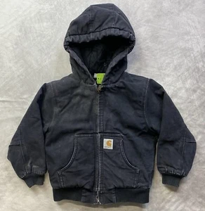 Carhartt Detroit Hooded Jacket Quilted Lined Size Youth XXS (4-5) - Picture 1 of 13
