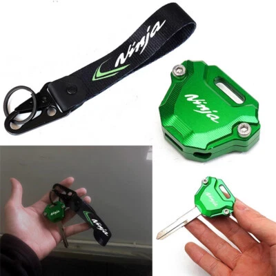 For Kawasaki ninja650 ninja400/1000SX ZX6R/ZX10R key case keychain Key Shell - Imagen 1 de 4