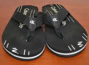 Calvin Klein Badeschuhe Flip Flop Kids Gr.35 Schwarz/Weiß Top - Bild 1 von 4