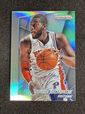 2014-15 NBA PRIZM SILVER PRIZMS Greg Monroe Detroit Pistons #103 - Image 1 of 4