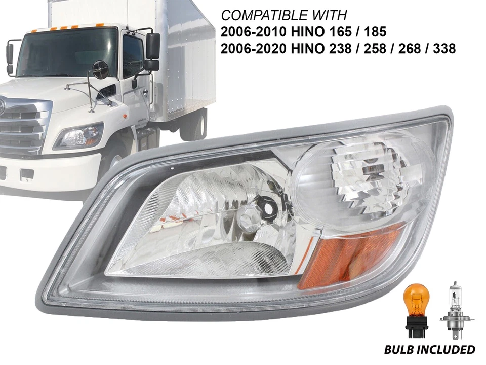 Faro delantero izquierdo Hino 238 258 268 338 165 185 2006-2020 LH 81150E0530 Foto 1 de 4