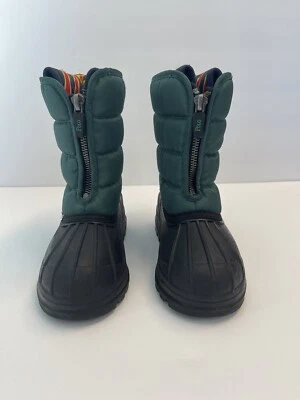 Polo Ralph Lauren Toddler boys Snow Winter Boots sz 8 W/Removable Plaid lining - Image 1 of 4