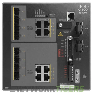 Cisco IE-4000-4TC4G-E IE 4000 Series 4x FE Combo 4x 1GB Switch - Picture 1 of 4