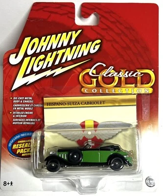 Johnny Lightning Classic Gold Hispano-Suiza Cabriolet  NEW/VHTF - image 1 of 2