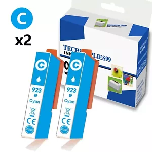 Cartucho de tinta cian HP 923e evomore 923 923XL de 2 piezas para Office Jet Pro 8135e 8138e - Imagen 1 de 2