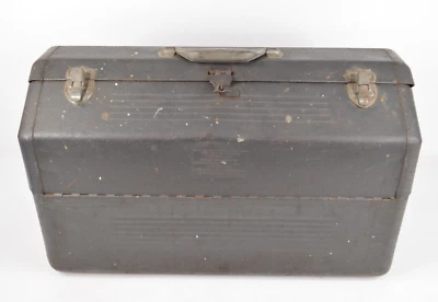 Vintage Simonsen Tool Box Metal Type II Size 3 Mechanics Cantilever 22" Gray - Image 1 of 4