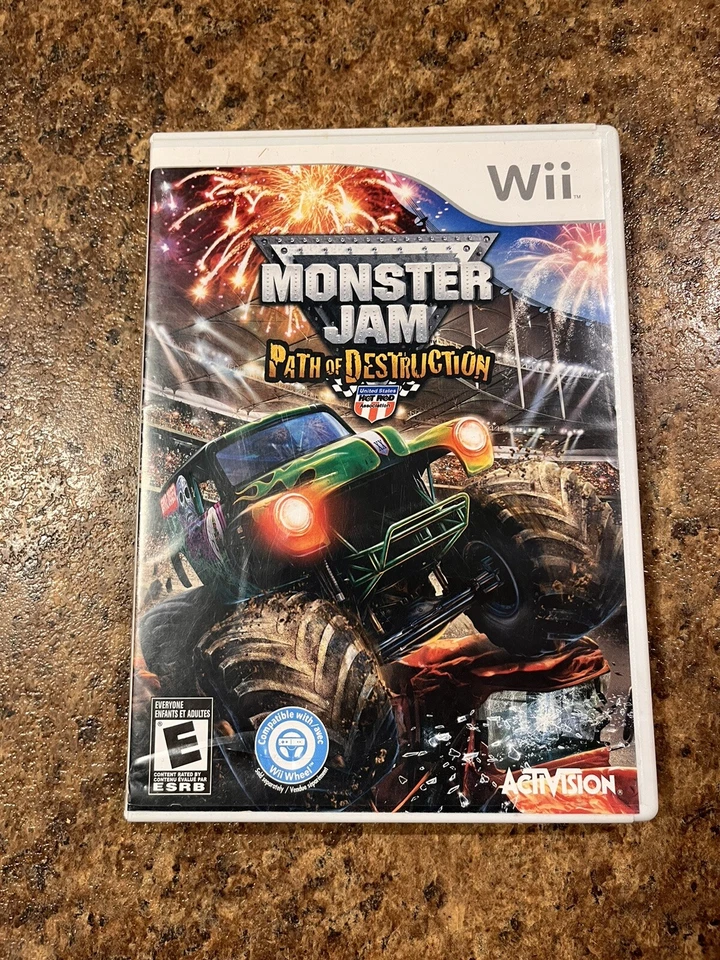 Monster Jam: Path of Destruction (Nintendo Wii, 2010) - Image 1 of 4