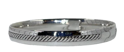 Inserto de cable David Yurman para hombre 10 mm 925 SS 18K D.Y. Brazalete con bisagras Foto 1 de 4